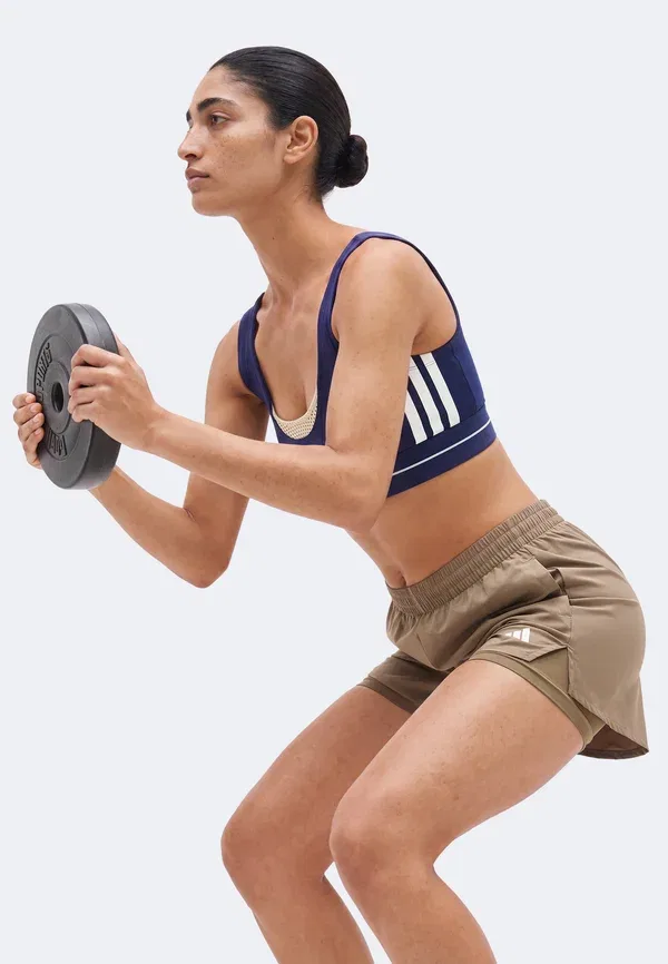 Спортивные шорты Adidas Performance, хаки — фото 4