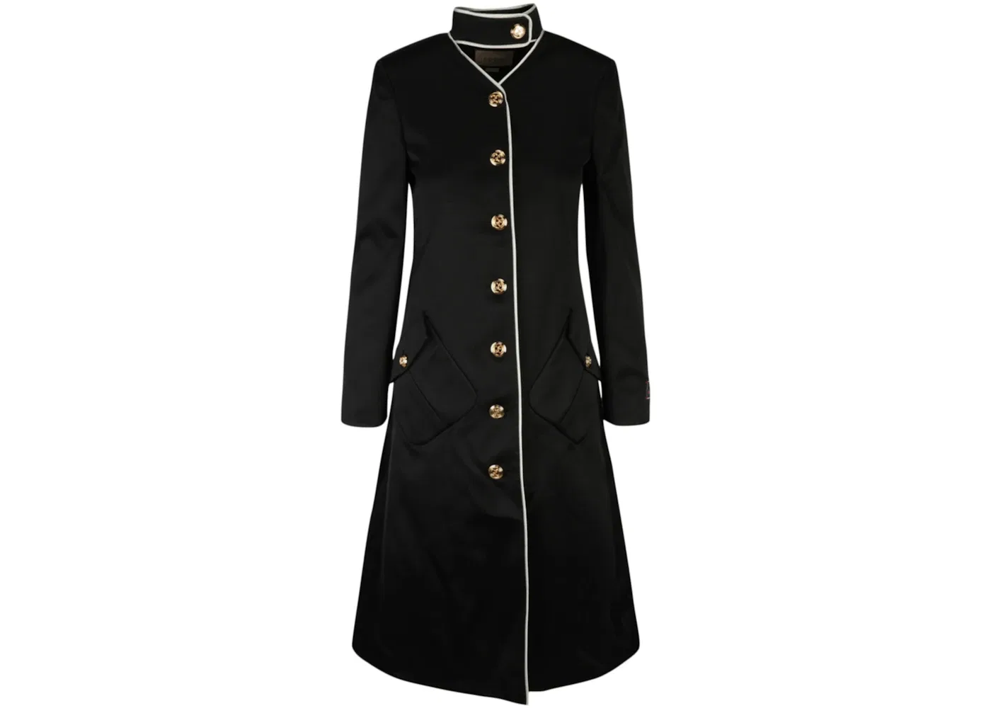 Женское пальто с принтом Gucci Coat Gucci, Black