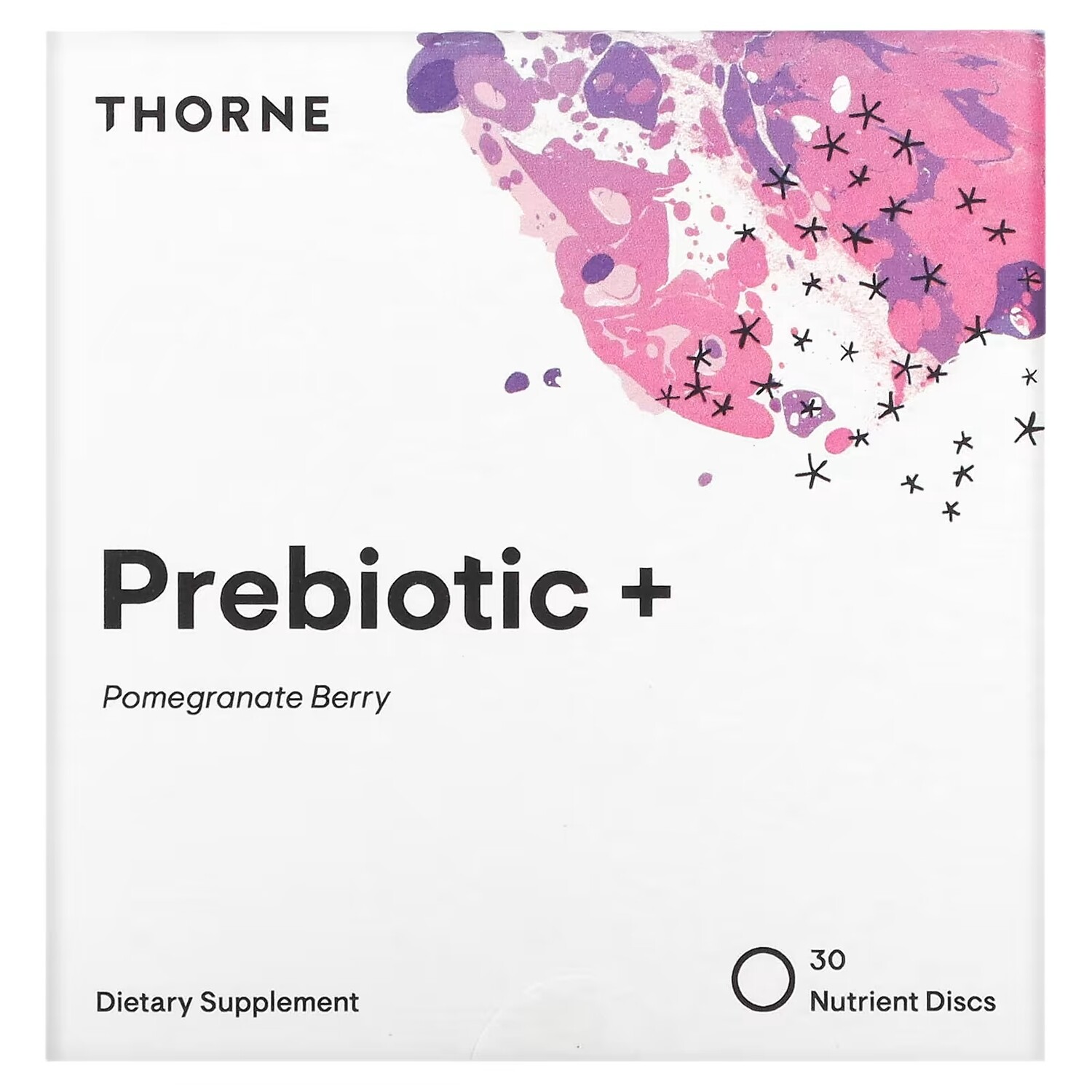 

Пребиотики Thorne Research, гранат и ягоды, 30 растворимых дисков