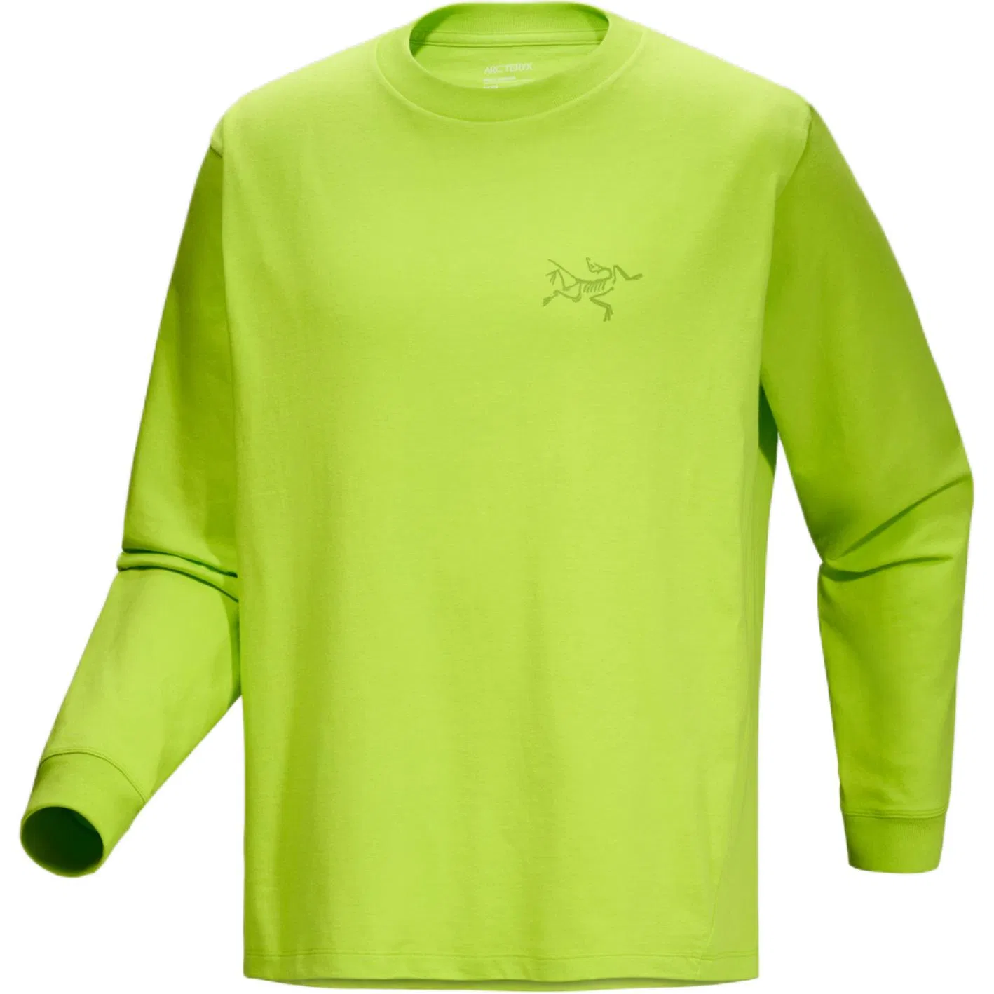 Мужская футболка с длинным рукавом Kragg Logo Arcteryx, Vine Green/Mantis