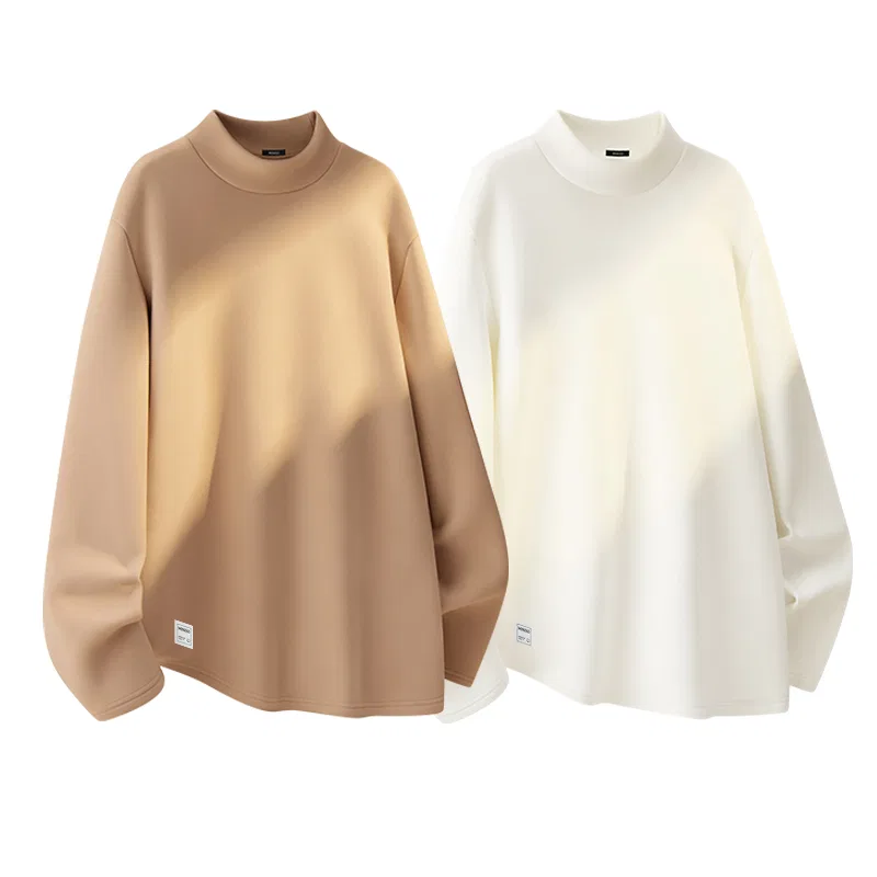 Детский комплект футболок 2 шт. [2 PcsGerman Fleece] MINISO, Khaki+White