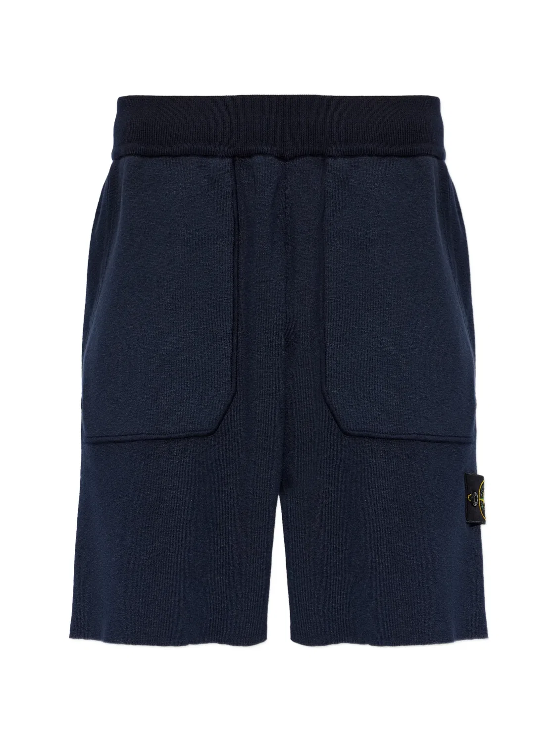 Шорты из органического хлопка Stone Island, синий