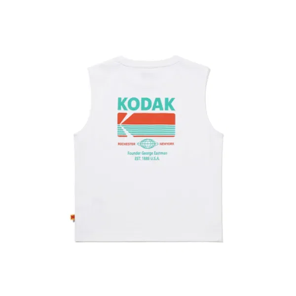 Майка с большим графическим принтом AeroCool, Kodak Kids, белый — фото 2