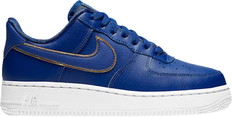 

Кроссовки Nike Wmns Air Force 1 Low 'Blue Gold Swoosh', синий