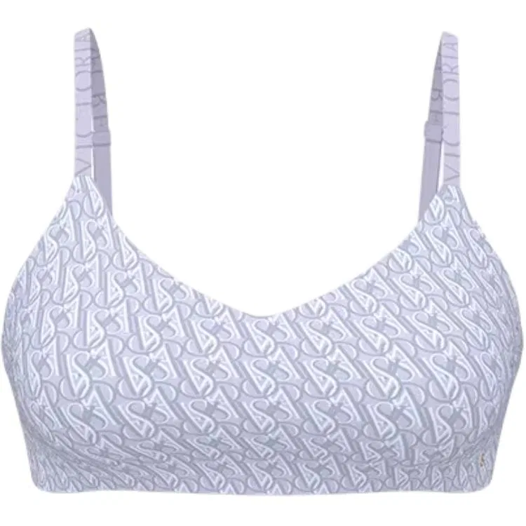 Женский бюстгальтер с логотипом Victoria's Secret, Ice Blue Logo Print