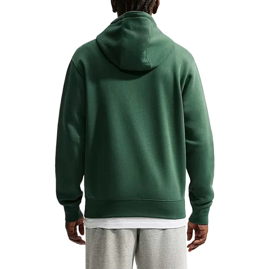 Мужское худи Nike Club Fleece с принтом, зеленый — фото 3