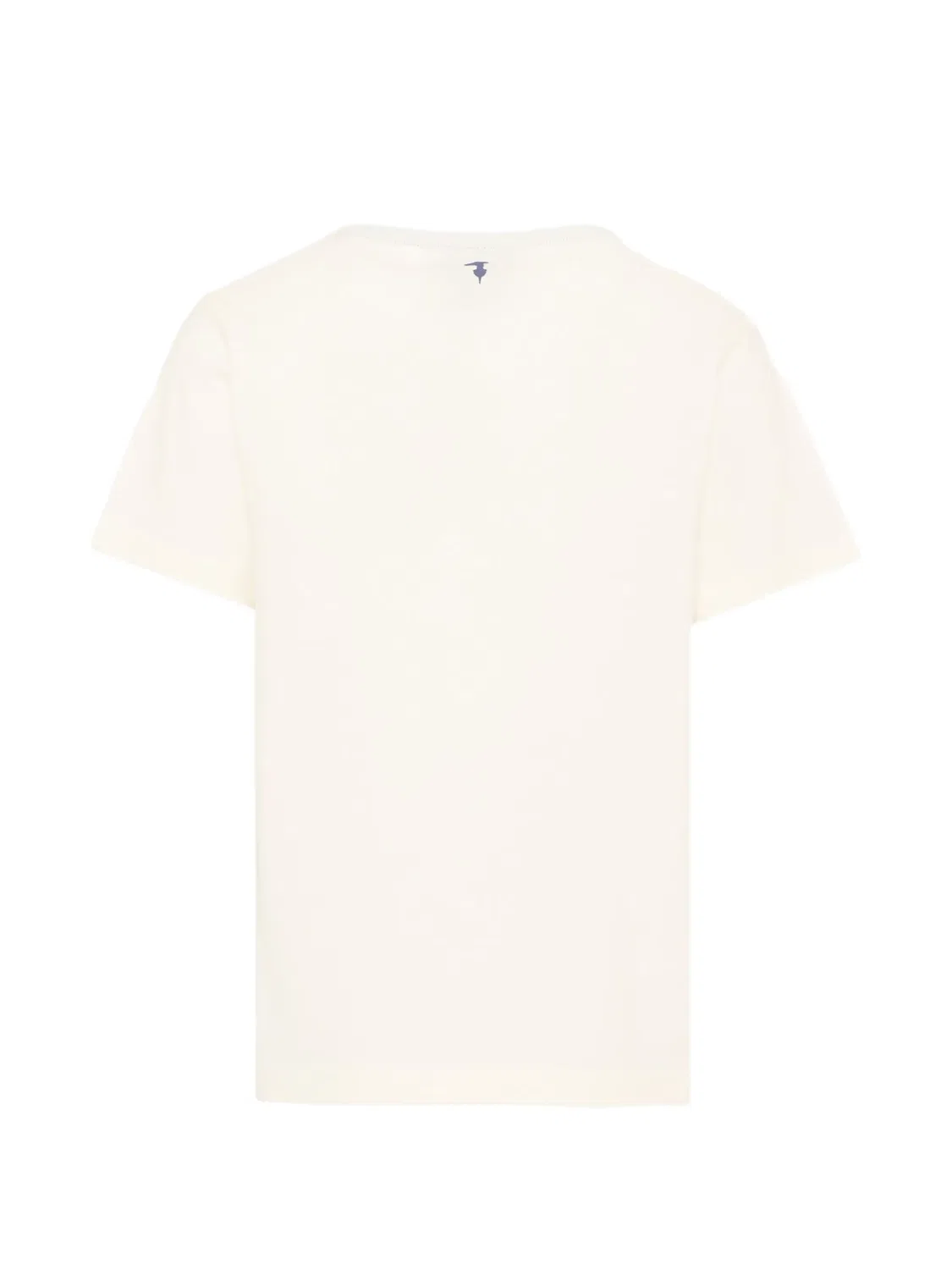 Футболка с логотипом Trussardi Junior, нейтральные цвета — фото 2