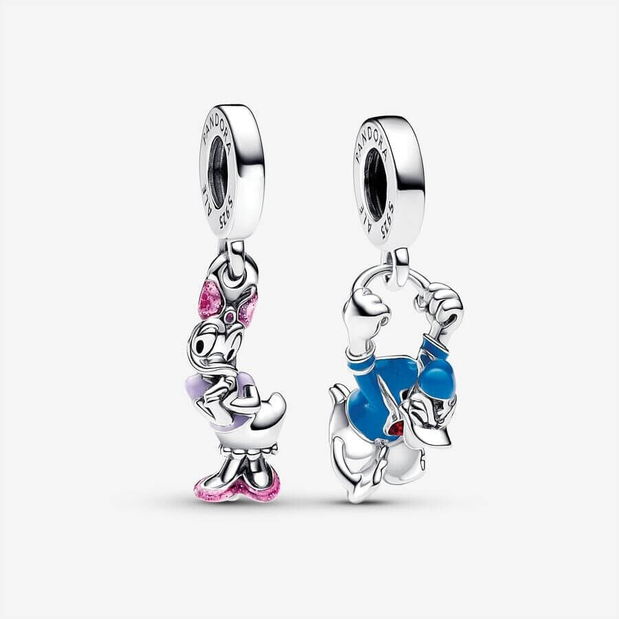 

Ювелирный комплект Pandora x Disney Daisy And Donald Charm Duo, 2 предмета