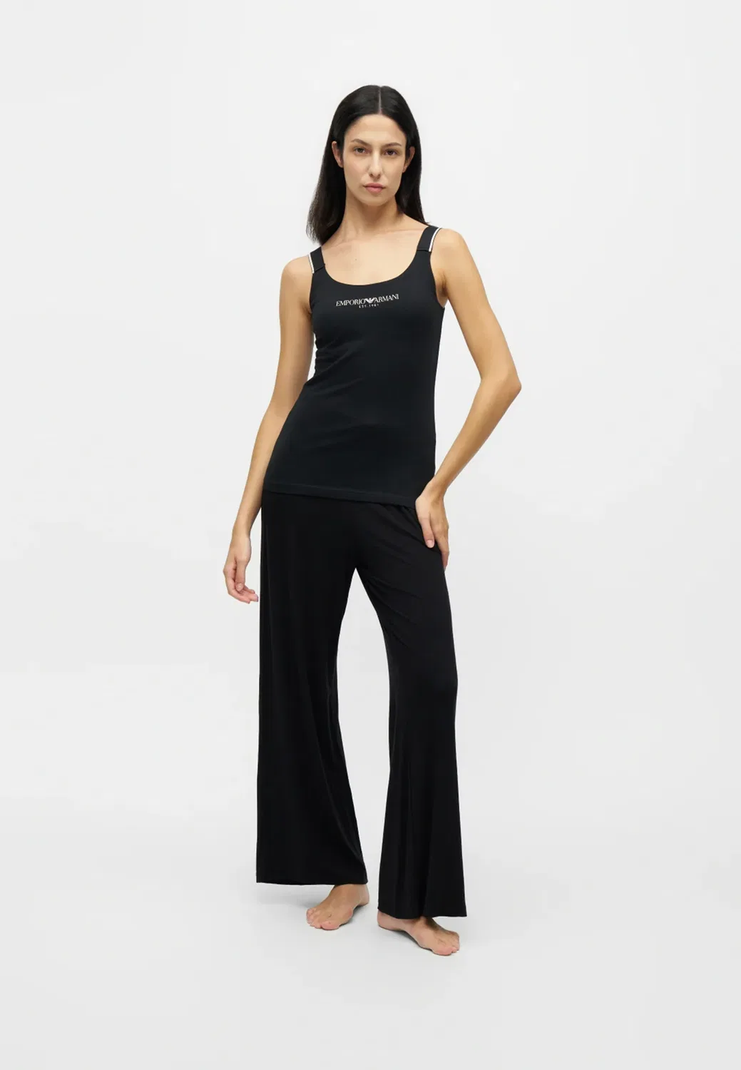 Новая майка - нижняя рубашка Emporio Armani, Black — фото 2