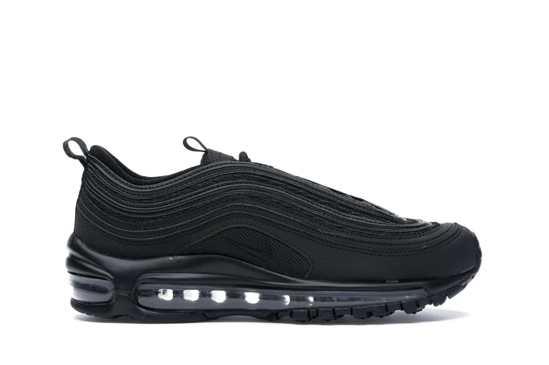Детские кроссовки Lifestyle с полной амортизацией Nike Air Max 97, Black/Black-Black