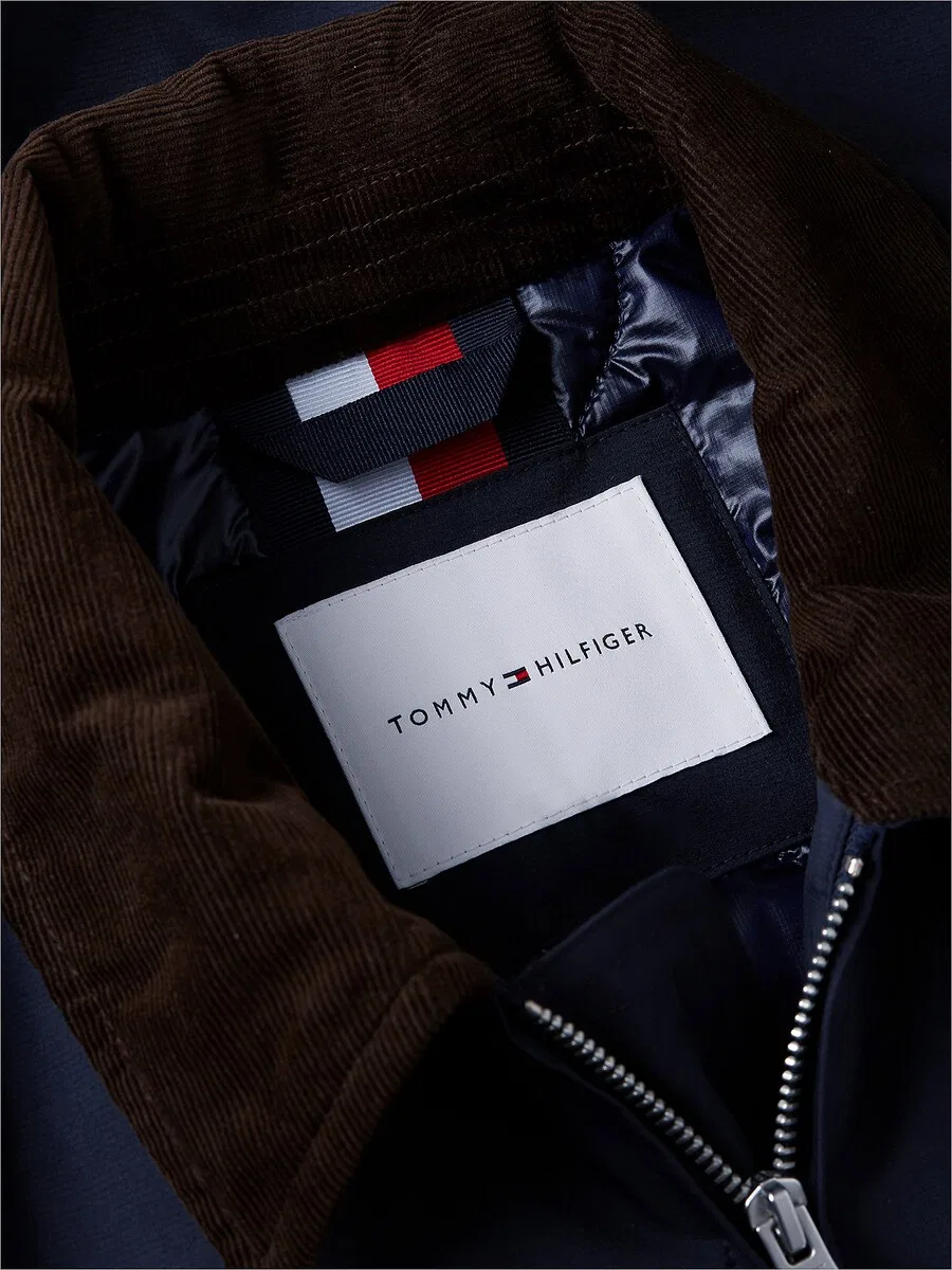 Куртка TOMMY HILFIGER Inter-Season 'Ivy' темно-синего цвета — фото 4