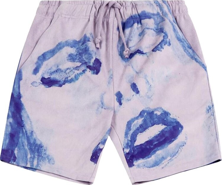 

Шорты KidSuper Lady Face Short 'Violet', фиолетовый