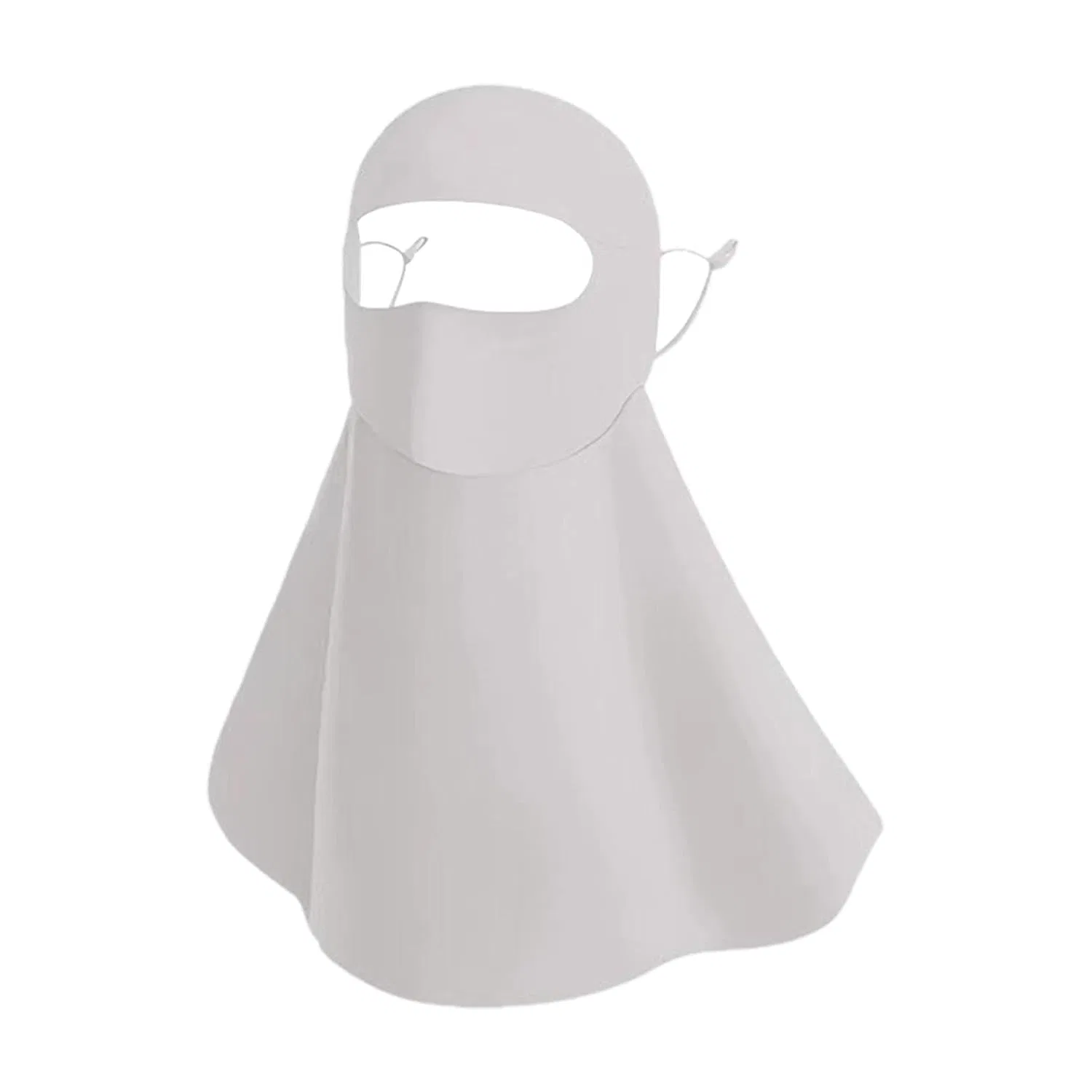 Маска для защиты от солнца с защитой шеи, Light Gray Generisch