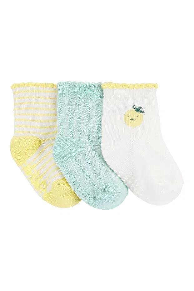 Детские носки для девочек набор 3 пары Carter'S, Multicolor