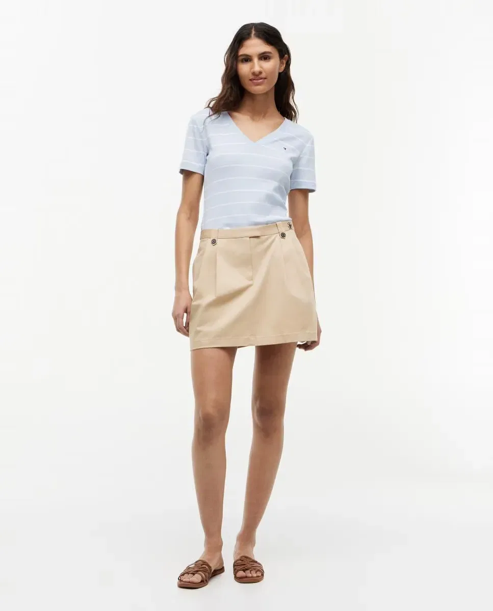 Женская футболка с V-образным вырезом Cody Tommy Hilfiger, Azul Claro — фото 2