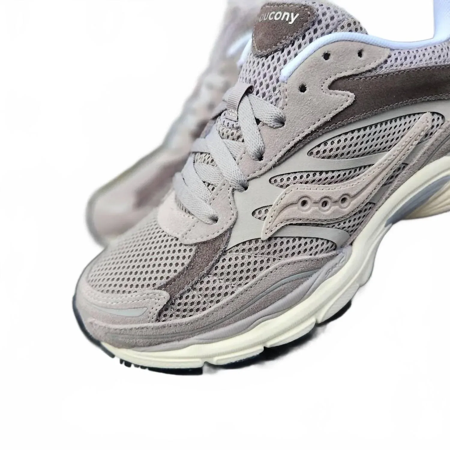 SAUCONY Мужские кроссовки Progrid Omni 9, цвет премиальный серый — фото 3