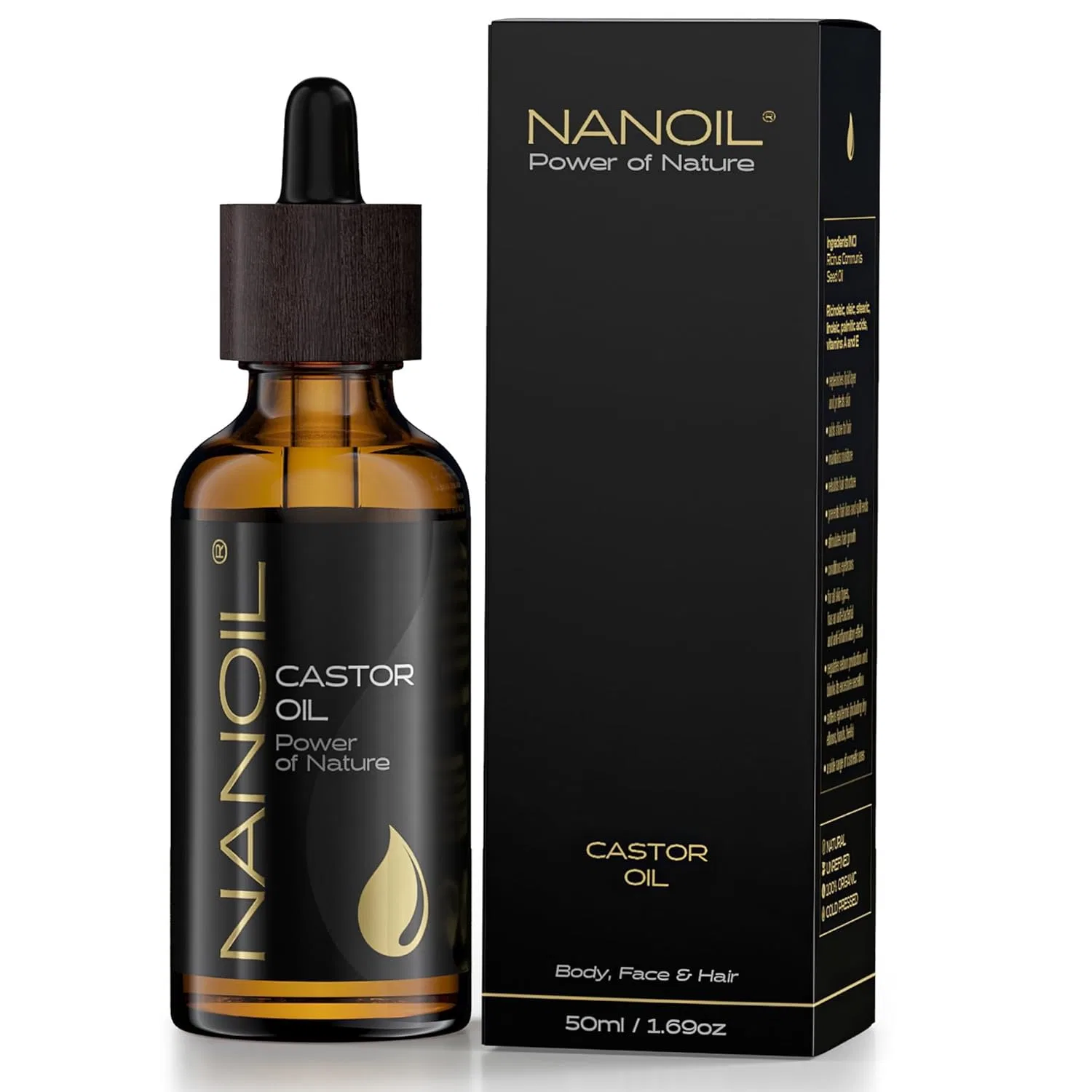 Натуральное касторовое масло от Nanoil Nanoil