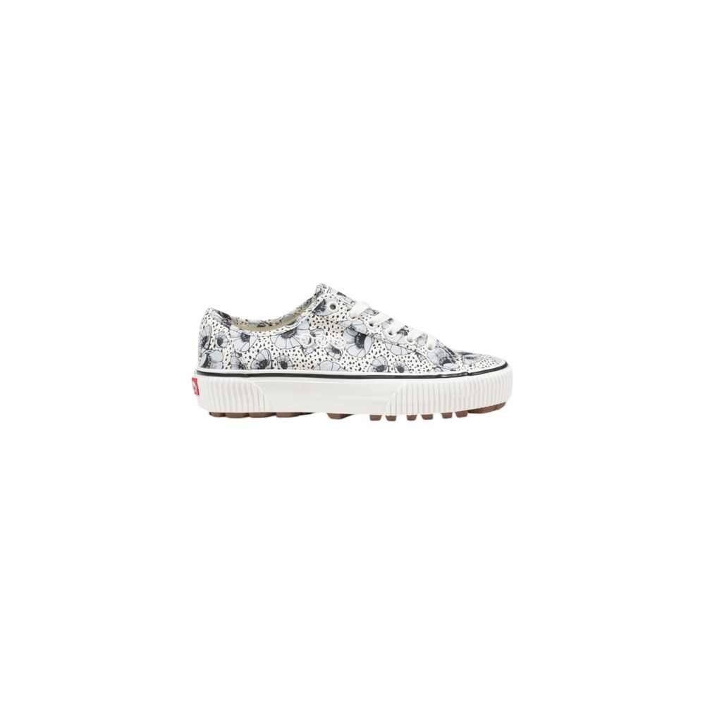 Синие кожаные кроссовки Vans