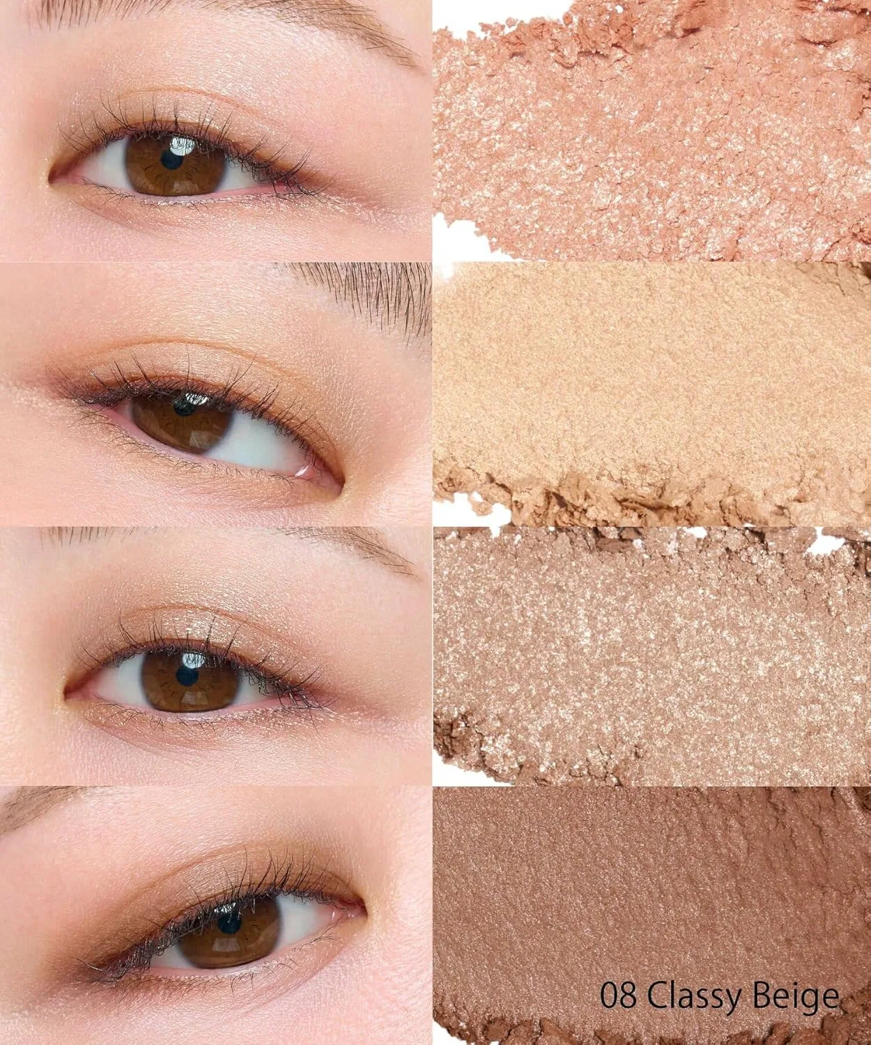 Палетка теней для век To/one Petal Float Eyeshadow Palette 08 Classy Beige — фото 2