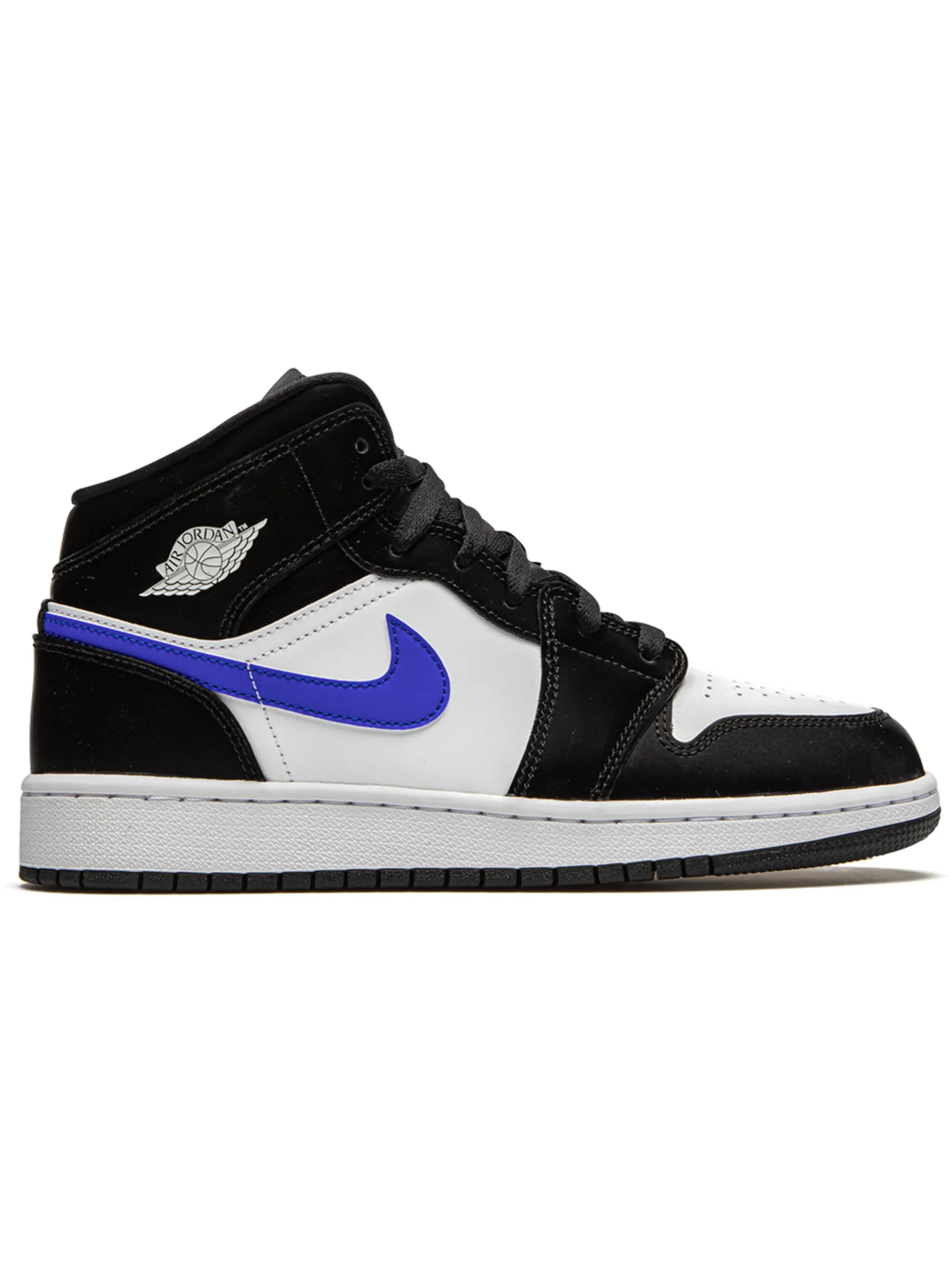 

Кроссовки Air Jordan 1 Mid Jordan Kids, черный