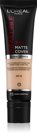 

Долговечный матирующий праймер spf 25 L’Oréal Paris Infallible 32H Matte Cover, 115 (Warm Undertone) 30 ml