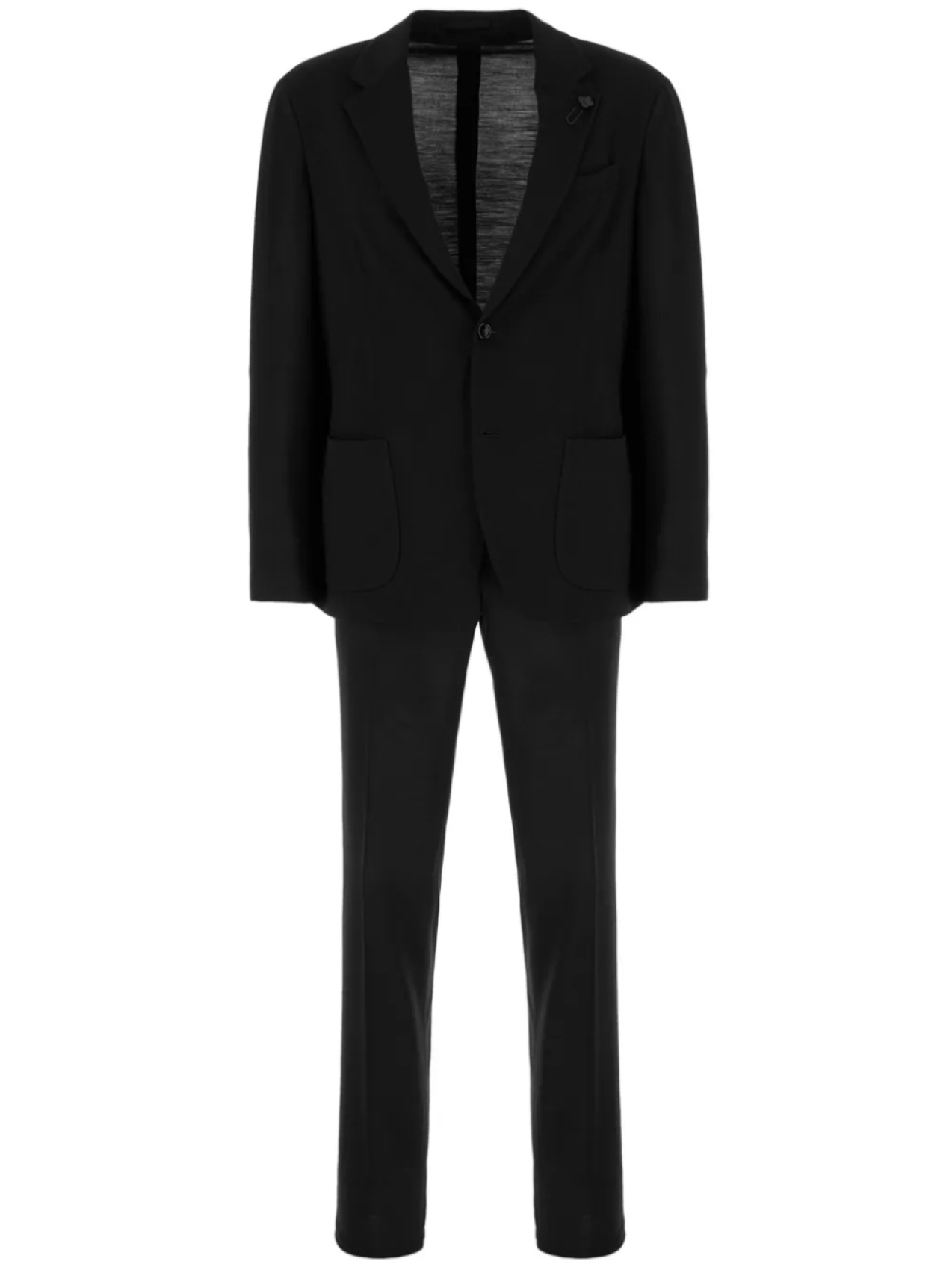 

Костюм с брошью Lardini, черный