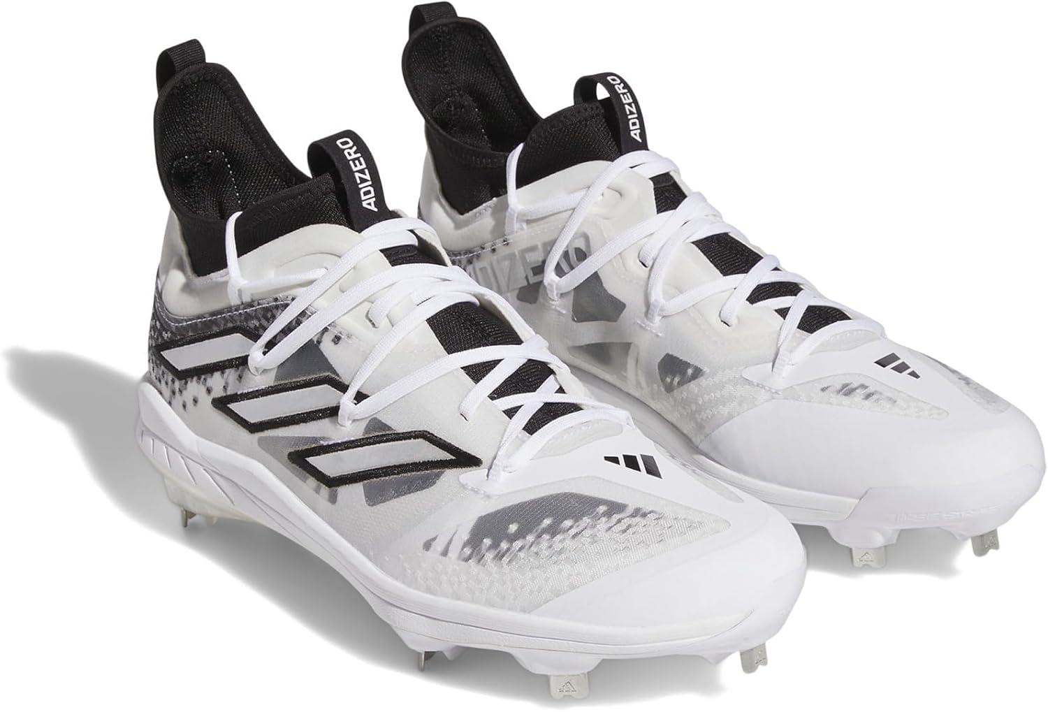Мужские кроссовки Adidas Adizero Afterburner 9 Nwv, белый/черный — фото 2