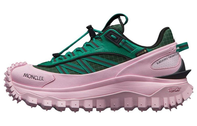 Мужская трейловая обувь Trailgrip GORE-TEX 'Розовый Зеленый' Moncler — фото 2