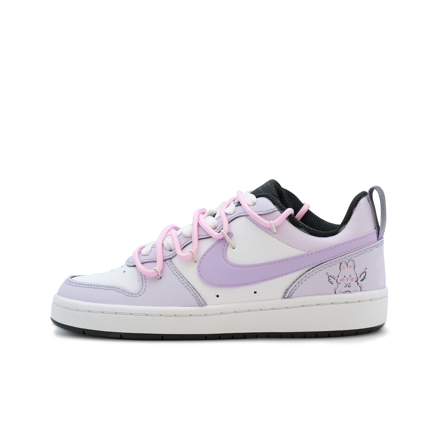 

Кроссовки Nike Court Borough Skateboarding Shoes Women's Low-top Pink, светло-фиолетовый