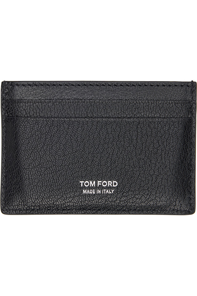 

Классический держатель для карт в форме удлиненной буквы Т Tom Ford, черный