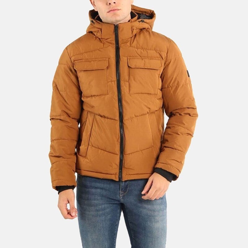 

Мужская куртка jjbrady Puffer sn Jack & Jones, коричневый