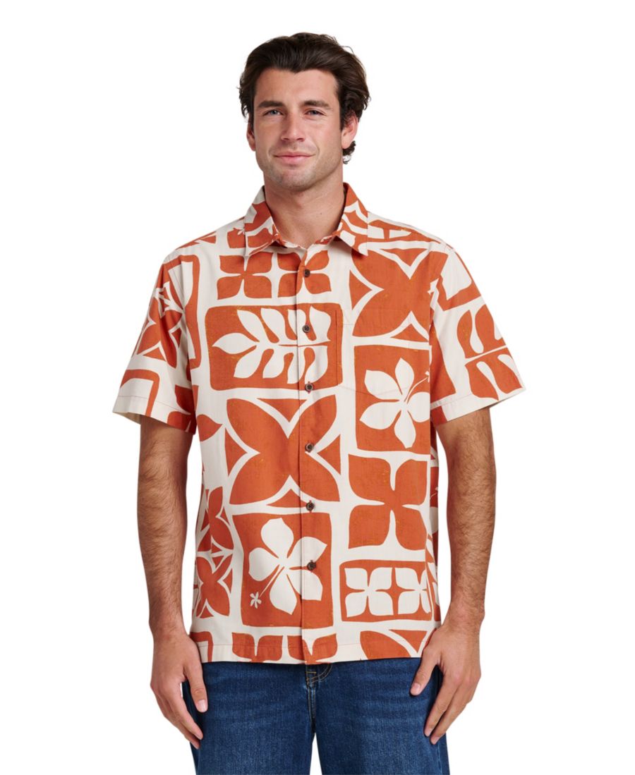 

Мужская рубашка Quiksilver Tiki Island Quiksilver Waterman, Hot Sauce