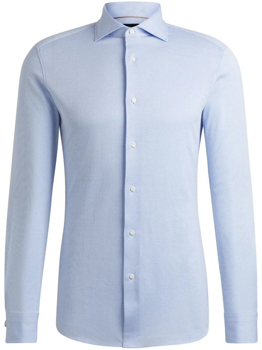 

Рубашка с длинными рукавами BOSS, синий