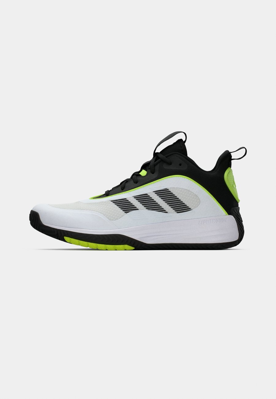 Кроссовки Adidas Performance OWNTHEGAME 3.0, Footwear White/Core Black/Lucid Lemon/White — фото 2