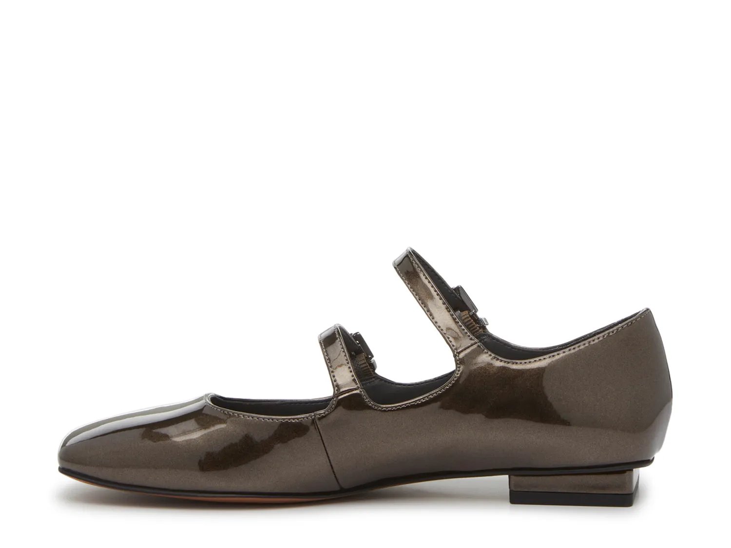 Балетки Franco Sarto Tesoro Mary Jane Flat, Dark Bronze Patent Synthetic — фото 3