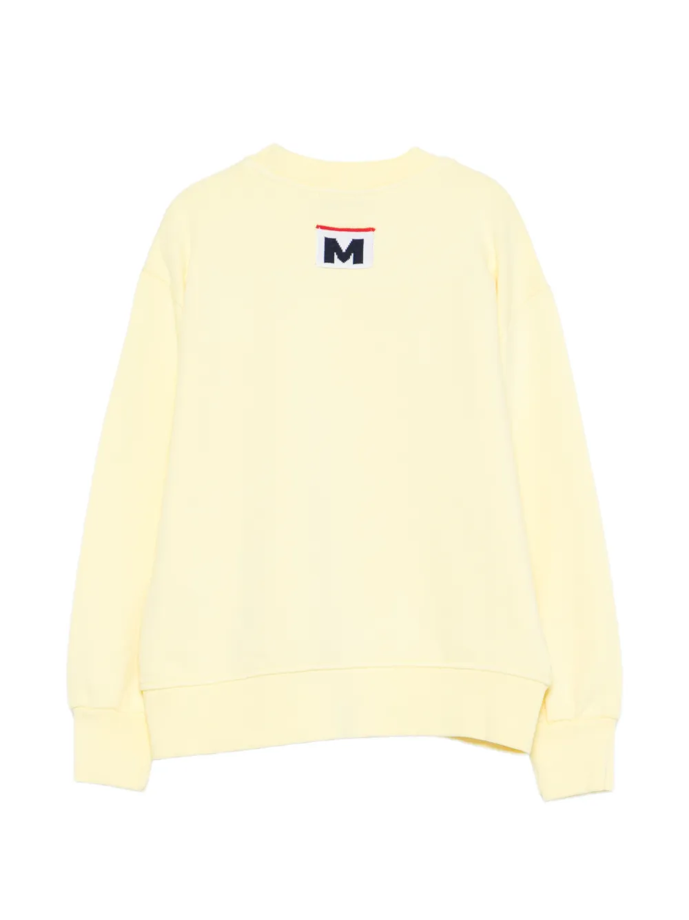 Свитшот с круглым вырезом Msgm Kids, желтый — фото 2