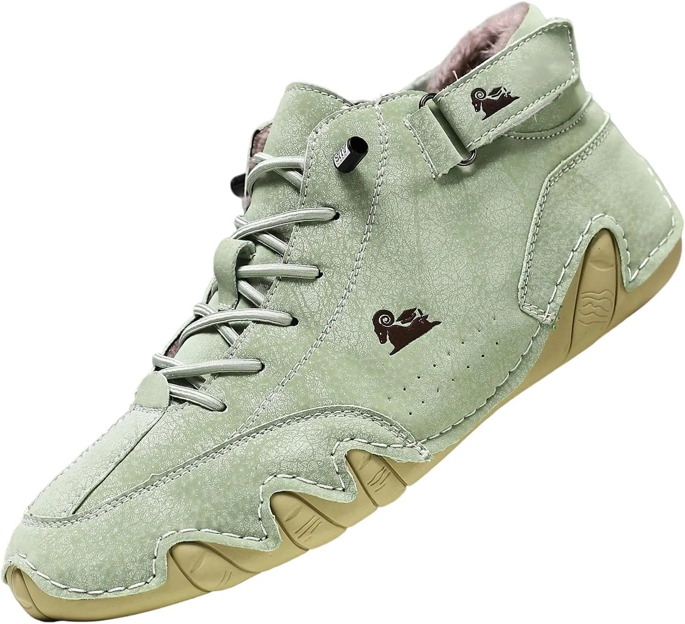 Ботинки Generisch 2026 Herren-Freizeitschuhe PU-, trendige Herrenstiefel, kurze Stiefel, Stiefeletten, Light Green