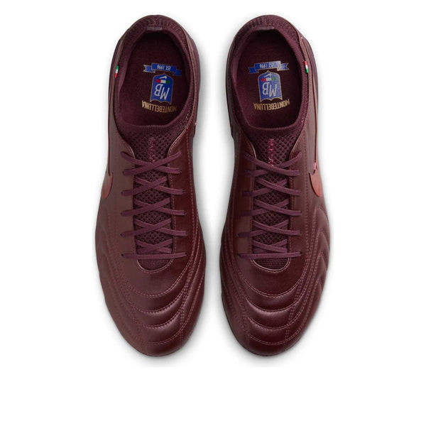 Кроссовки tiempo legend 10 elite luxe fg Nike, бургундия — фото 4