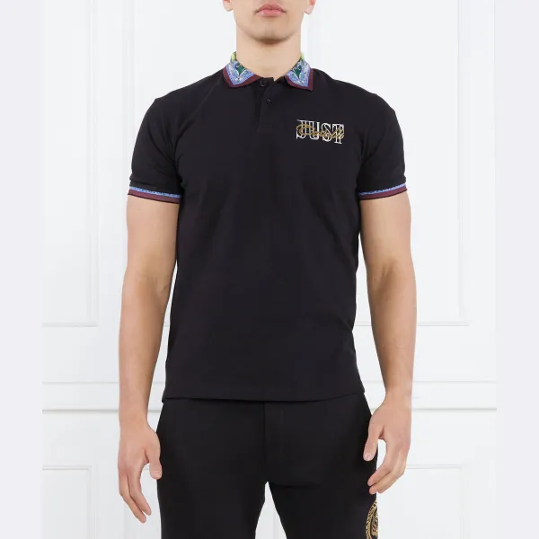 

Рубашка поло стандартного кроя Just Cavalli, черный