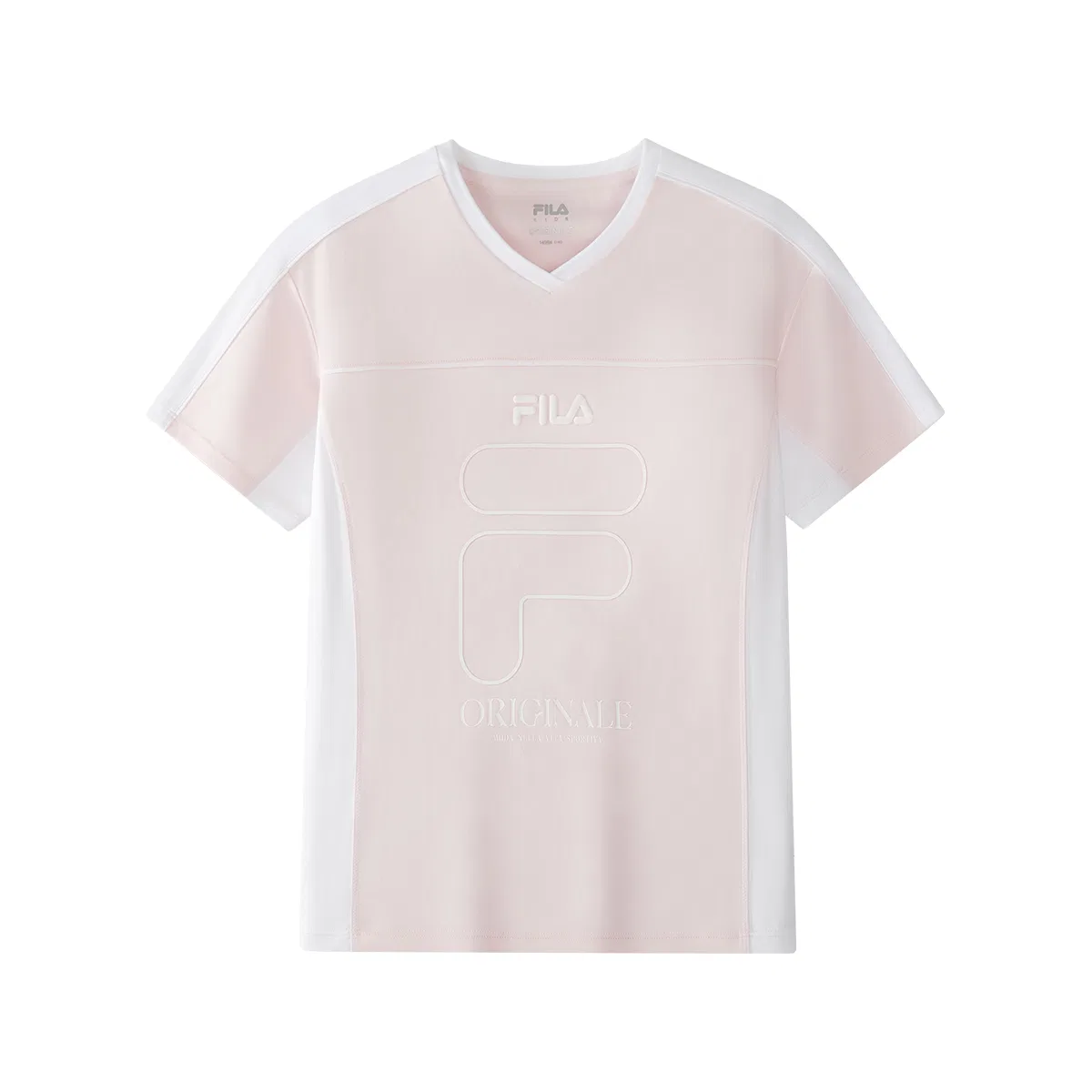 Футболка V-Neck Moderate FILA KIDS розовая