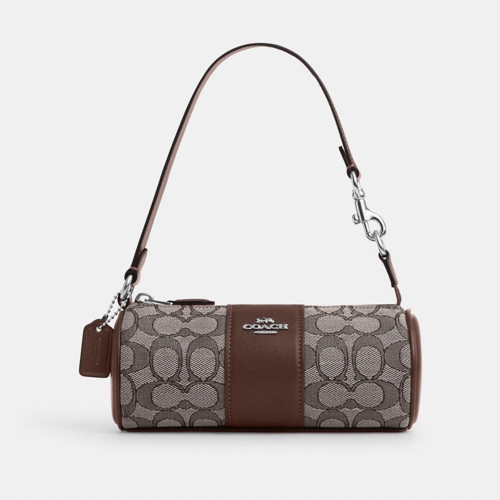 

Сумка-ристлет COACH Nolita Barrel, цвет Sv/Oak/Maple