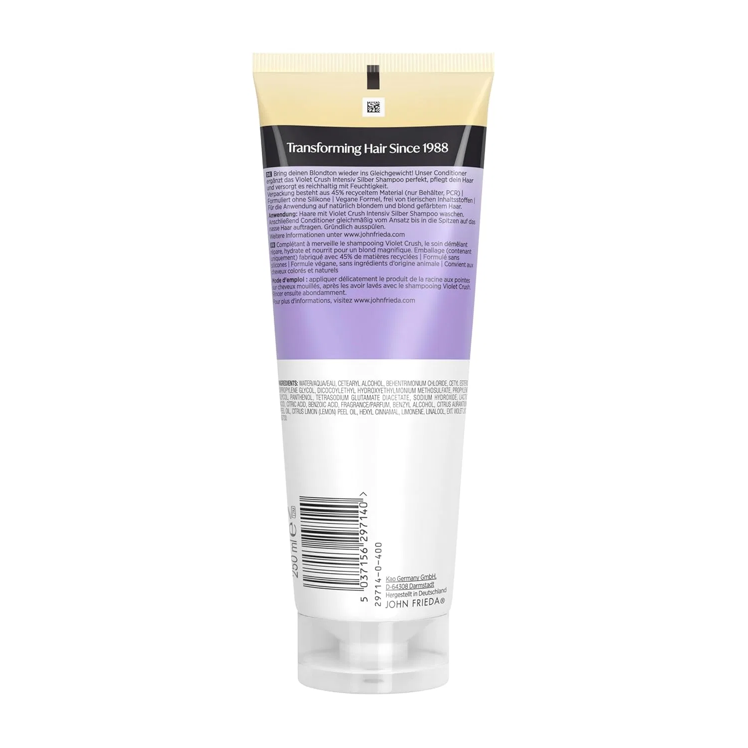 Кондиционер John Frieda Violet Crush для светлых волос 250 мл John Frieda — фото 2