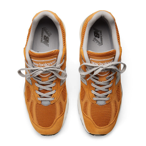 Кроссовки 991v2 сделано в Великобритании New Balance, оранжевый — фото 3