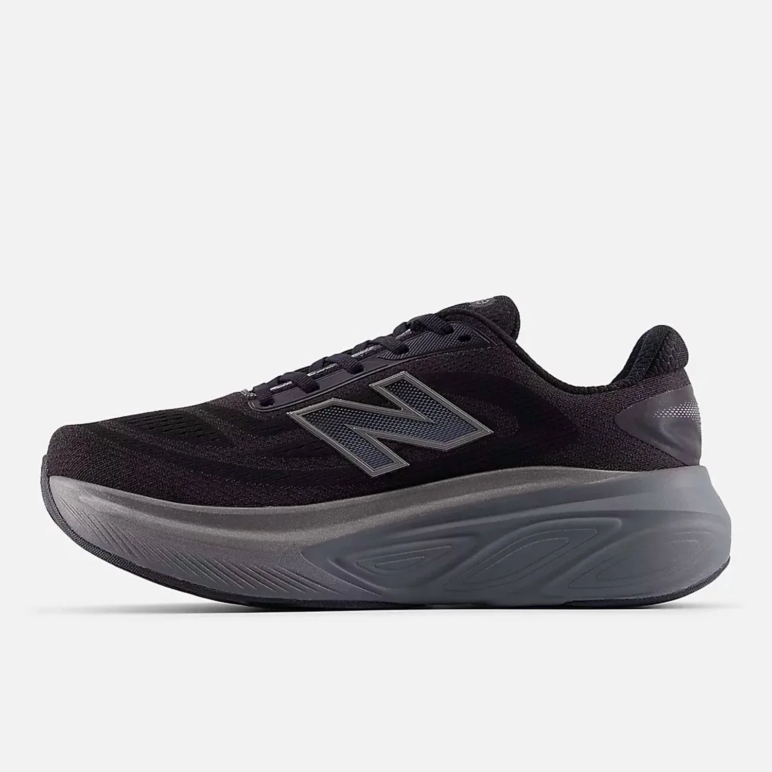 New Balance Мужские беговые кроссовки Fresh Foam X More V6 в черно-сером цвете — фото 3