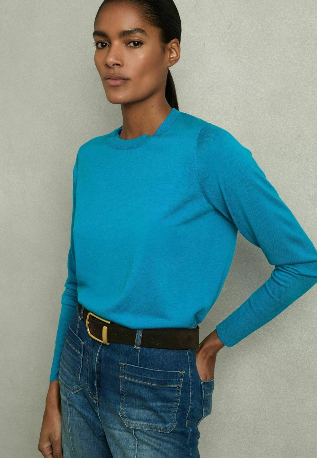 

Джемпер REGULAR FIT Reiss, синий