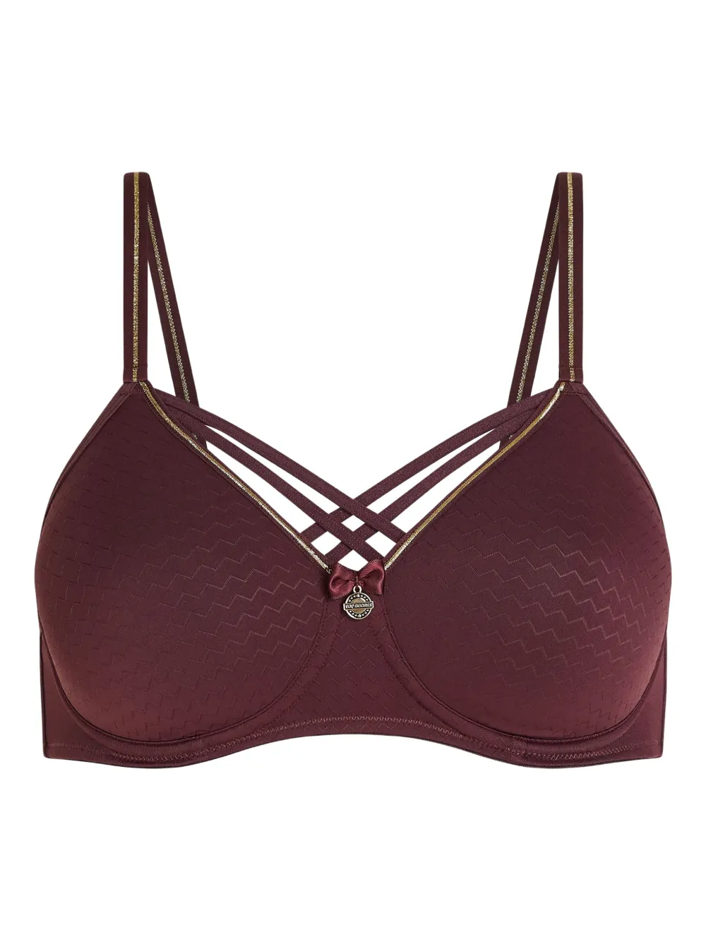 

Бюстгальтер Dame de Paris с перекрестными чашками Marlies Dekkers, красный