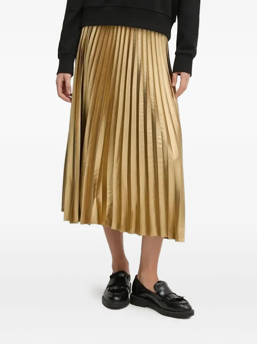 

Плиссированная металлизированная юбка-миди Joop!, желтый