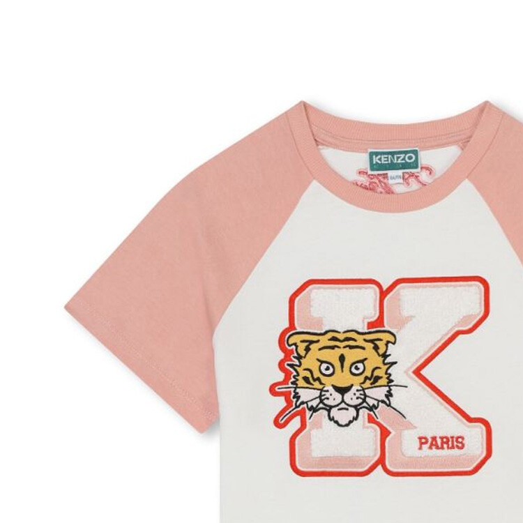 Детская футболка Kenzo, мультиколор — фото 3