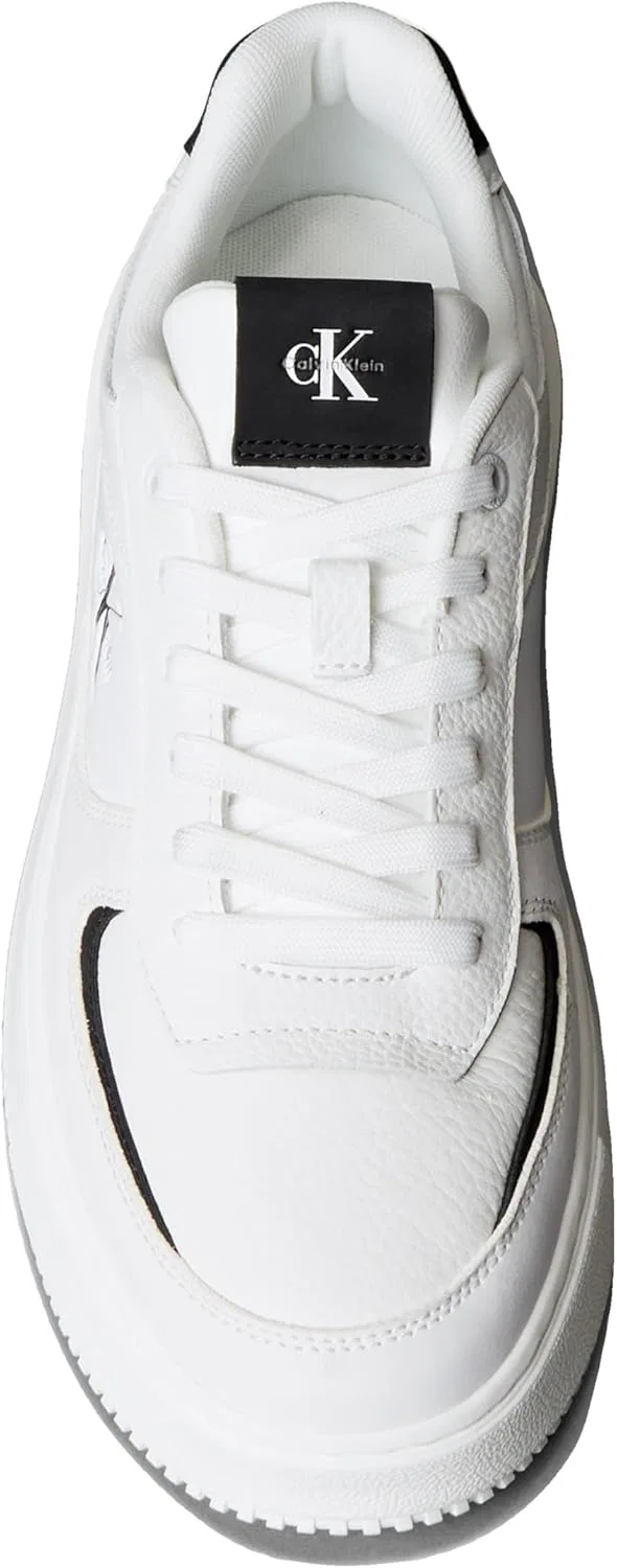 Мужские низкие кроссовки Calvin Klein Chunky Cupsole LTH Nu Ym0ym01426, White Bright White Black — фото 4