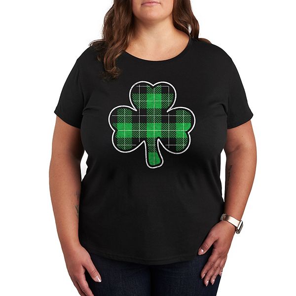 

Футболка с принтом Plus shamrock plaid Licensed Character